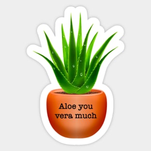 Aloe vera Sticker